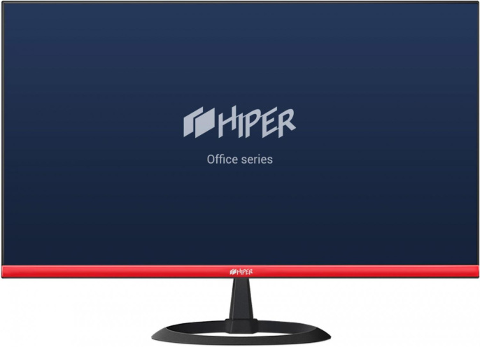 Монитор Hiper 24.5" EasyView FH2501 черный/красный TN LED 5ms 16:9 DVI HDMI M/M матовая 250cd 170гр/160гр 1920x1080 75Hz VGA FHD 3.6кг