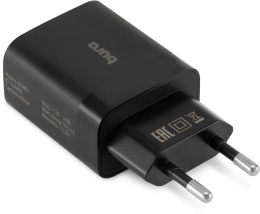 Сетевое зарядное устройство Buro BUWE1, 2xUSB-A, 10.5Вт, 2.1A, черный [buwe10s200bk]