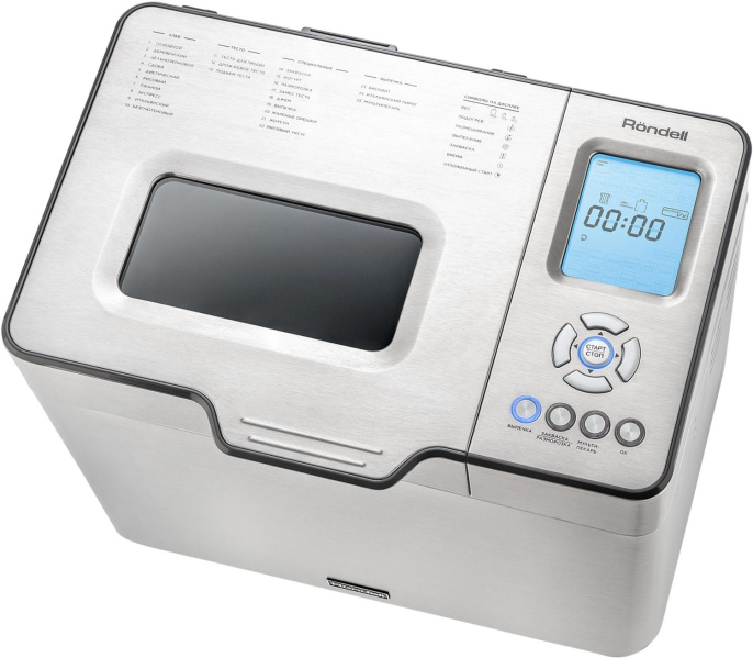 Хлебопечь Rondell RDE-1640,  серебристый