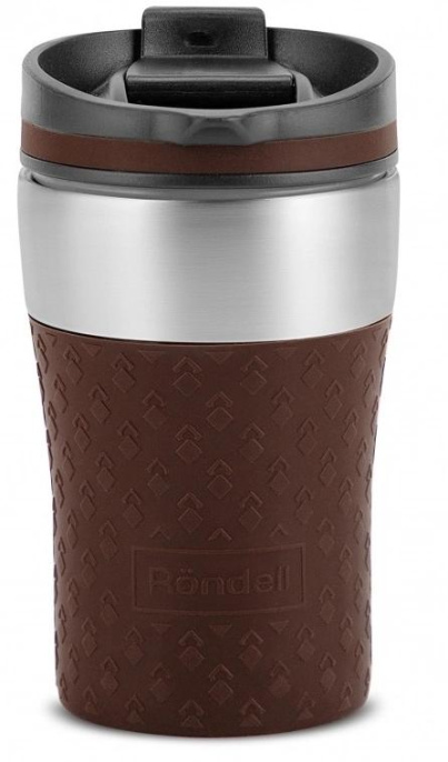Термокружка Rondell RDS-1162, 0.26л, коричневый