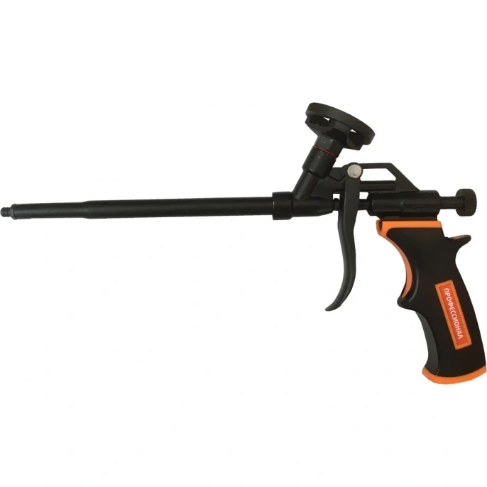 Пистолет для монтажной пены BOHRER Профессионал двухслойное тефлоновое покрытие, регулировка потока ПП-003001