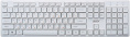Клавиатура Acer OKW123 белый USB Multimedia ZL.KBDEE.00D кабель 1.5м