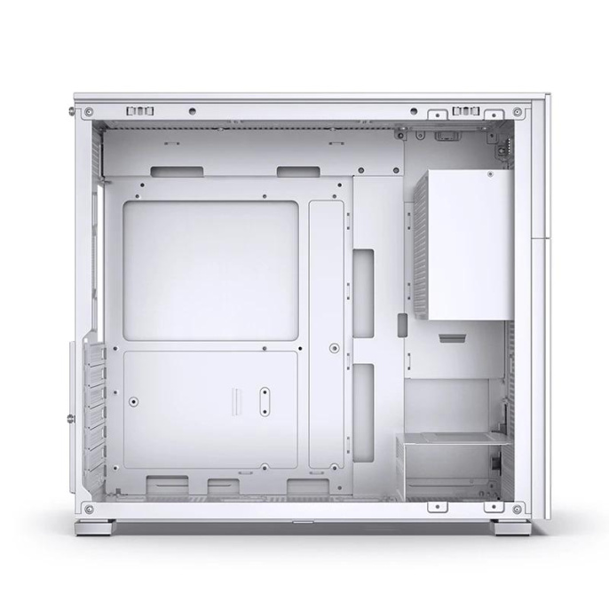 Корпус JONSBO D41 STD, Midi-Tower, TG, no fan, 1xUSB-A 3.2 + 1xUSB-C 3.2, ATX, mATX White D41 STD White