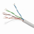 Кабель Cablexpert UPC-5004E-SO/100C, UTP5e, 4 пары, 0.48 мм, медь, однож., 100 м, Fluke Test, серый {2} 065771
