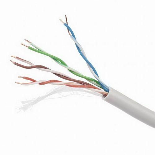 Кабель Cablexpert UPC-5004E-SO/100C, UTP5e, 4 пары, 0.48 мм, медь, однож., 100 м, Fluke Test, серый {2} 065771