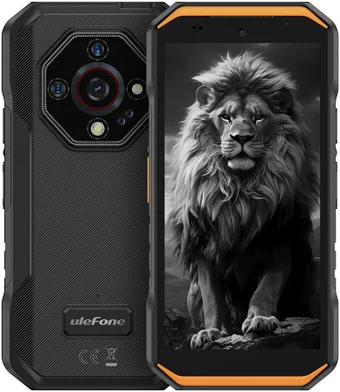 Телефон Ulefone Armor X32 Pro 8GB/256GB (черный/оранжевый) 5.65” 90Hz 1440x720/MTK 6300/5G/And14/64+25+2/16MP/5500mAh (6975326669764)