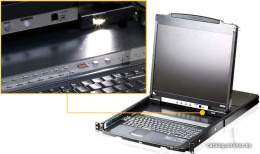 KVM консоль ATEN 19" Dual Rail LCD Console PS/2-USB, VGA CL5800N-ATA-RG
