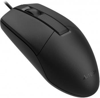 Мышь проводная A4TECH OP-335S, оптическая, USB, 1200dpi, черный