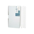 Пружина для переплета LITE 10 мм белый пластик А4 100 шт в упаковке SPR-PLAS/10W