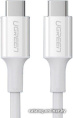 Кабель UGREEN US300-60552, Type C to Type C, 5A, PD 100W Fast Charge, скорость до 480 Мбит/с, не может передавать аудио и видео сигнал, силиконовый