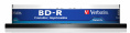 Диск BD-R Verbatim 25Gb 6x Cake Box 10шт Printable 43804