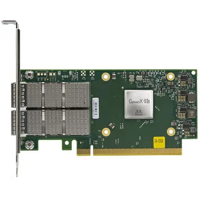 Mellanox ConnectX-6 Dx EN adapter card, 100GbE dual-port QSFP28, PCIe4.0 x16, No Crypto