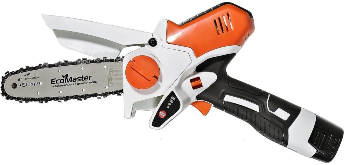 Цепная пила STURM! CSC18061,  аккумуляторная,  16В,  2Ач,  с одним аккумулятором