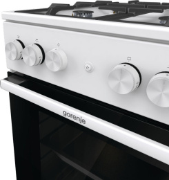Плита Газовая Gorenje GG5A11WF белый без крышки реш.чугун