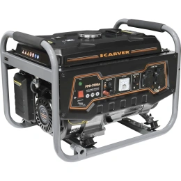 Бензиновый генератор CARVER PPG-3900A, 220/12 В, 3.2кВт [01.020.00012]