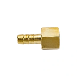 Соединение внутренняя резьба 1/4" - елочка 8 мм, латунь ECO AB-FT14/E08