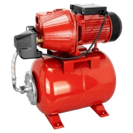 Автоматическая насосная станция, JEMIX Мощность 750 Вт, максимальный напор 45 м, произв. 55 л/мин., макс. глуб. всасывания 8 м, крыльчатка из PPO. АПЦН-55-45