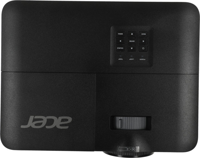 Проектор Acer X1228i, DLP, черный [mr.jtv11.001]