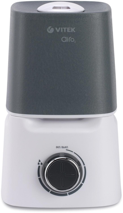 Увлажнитель воздуха ультразвуковой Vitek VT-2334,  2.8л,  белый/серый