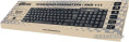 Клавиатура Ritmix RKB-111 (полноразмерная клавиатура с классической раскладкой, 102 клавиш, USB, влагоустойчивая)