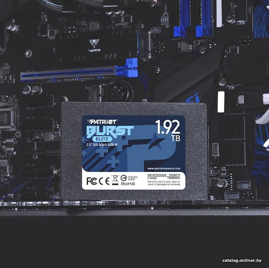 SSD накопитель Patriot Burst Elite PBE192TS25SSDR 1.92ТБ, 2.5", SATA III, SATA
