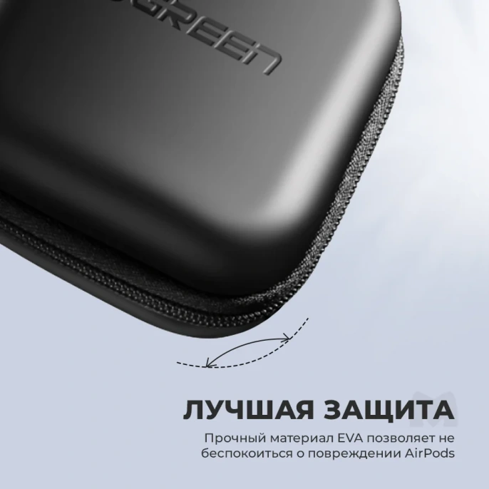 Органайзер UGREEN LP128 (40707) Hard Disk & Accessory Multi-functional Storage Bag  для кабелей, наушников и жестких дисков. Размер: маленький. Цвет: черный
