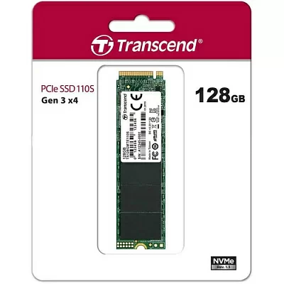 Накопитель SSD 128 Gb M.2 2280 M Transcend MTE110S TS128GMTE110S 3D TLC