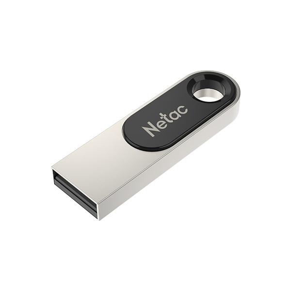 Флешка USB NETAC U278 8ГБ, USB2.0, серебристый и черный [nt03u278n-008g-20pn]