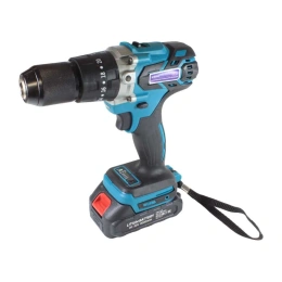 Аккумуляторная ударная дрель-шуруповерт AktiTool icd20g в кейсе 13 мм, 20в, li-ion аккум. 2000 мАч, 2 шт. 101211