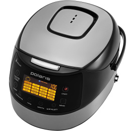 Мультиварка Polaris PMC 0517AD,  860Вт,   серебристый/черный