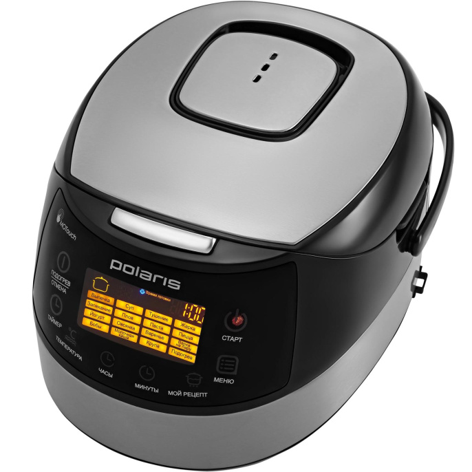 Мультиварка Polaris PMC 0517AD,  860Вт,   серебристый/черный