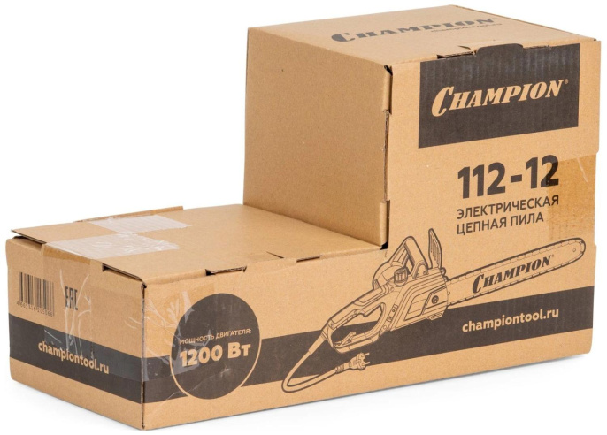 Цепная пила Champion 112-12 от сети 1200Вт дл.шины:12" 30cm (28676154)