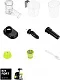 Соковыжималка шнековая Kitfort КТ-1111-1 150Вт черный/зеленый