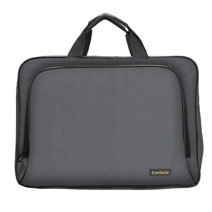 Сумка ExeGate Office F1596 Dark-Grey, темно-серая, полиэстер, для ноутбуков до 15.6" EX264612RUS