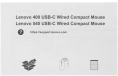 Мышь Lenovo 540 светло-серый оптическая 2400dpi USB 3but GY51D20877