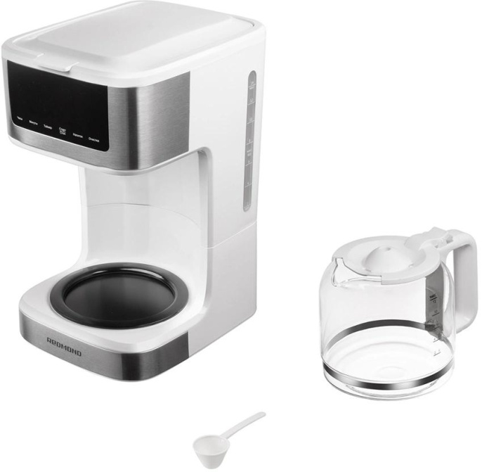 Кофеварка капельная Redmond CM712 900Вт белый