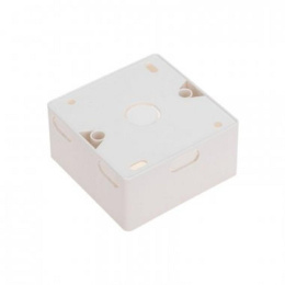 Rexant 03-0126 Короб накладной для лицевых панелей 80х80 под 2 модуля 45х22,5 Mosaic