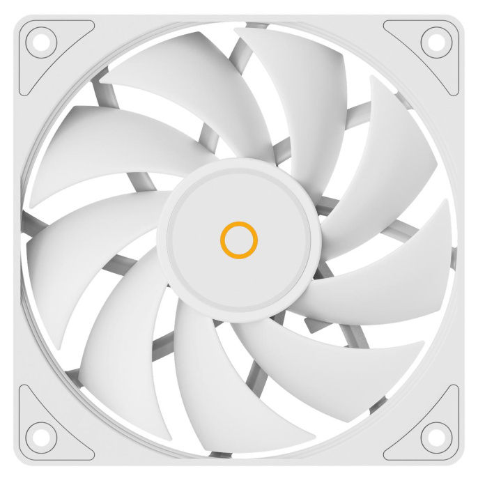 Вентилятор для процессора Fan Ocypus Gamma F12 WH / White / 3pin Gamma-F12-WH1NN00X-GL