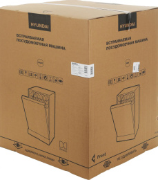Посудомоечная машина встраив. Hyundai HBD 665 2100Вт полноразмерная нержавеющая сталь инвертор