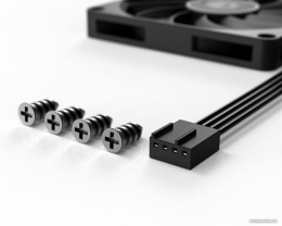Вентилятор ID-COOLING NO-8010-PWM 80мм, 4-pin, 3000об/мин, 27.8 дБ, черный, Ret