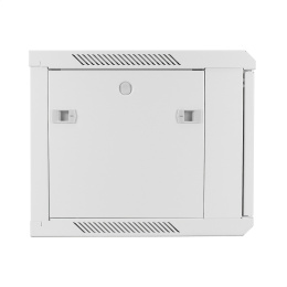 Шкаф телекоммуникационный 19" настенный 6U ExeGate EC-WM-6U.450.G.GREY (19”, 6U, 600x450x370mm (ШхГхВ), передняя дверь закаленное стекло, съемные боковые панели, пыле- и влагозащита IP23, светло-серый RAL 7035) EX298599RUS