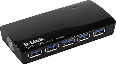 Разветвитель D-Link DUB-1370 7-port USB3.0 Hub + б.п.