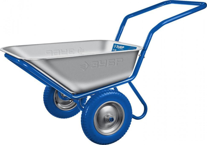 Тачка садовая для террас Зубр Профессионал ПТ-500 39914