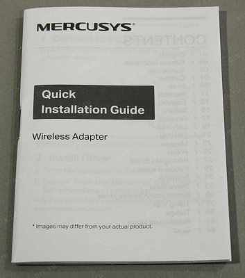 Сетевой адаптер WiFi Mercusys MU6H AC650 USB 2.0 (ант.внеш.несъем.) 1ант.