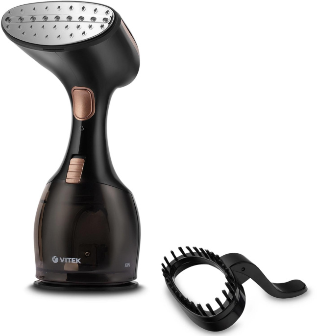 Отпариватель ручной Vitek VT-2440 1500Вт черный/золотистый