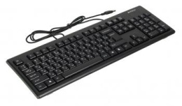 Клавиатура A4TECH KR-83, проводная, USB, мембранная, черный [kr-83 black]