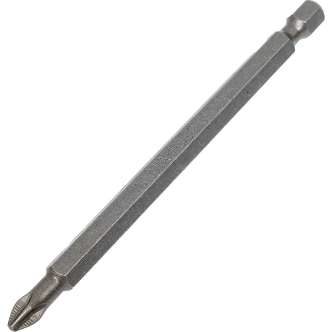 Бита YATO 1/4 100мм PH2 YT-0485 36140485 092 1
