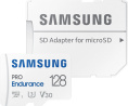 Карта памяти microSDXC UHS-I U3 Samsung PRO Endurance 128 ГБ, 100 МБ/с, Class 10, MB-MJ128KA,  1 шт., переходник SD