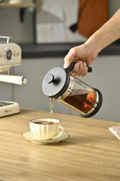 Френч-пресс Rondell Brando RDS-2026, 0.6л, черный