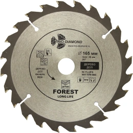 Диск пильный TRIO-DIAMOND 165x20x24Т Forest Long Life FLL818